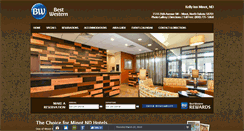 Desktop Screenshot of bestwesternminot.com
